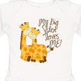 thumbnail image 4 of Inktastic My Big Sister Loves Me Boys or Girls Long Sleeve Baby Bodysuit, 4 of 5