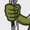 White, variant on Cool Pickle "Dill With It" Fun Men's Sweatshirt