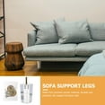 thumbnail image 6 of Toyvian Clear Acrylic Furniture Legs, Premium Transparent Support for Sofa, Table, Cabinet, and Stylish Replacement, 6 of 8