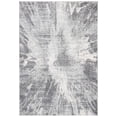 thumbnail image 4 of Safavieh Tulum Collection TUL228A Modern Abstract Non-Shedding Stain Resistant Living Room Bedroom Area Rug, 3' x 5', Ivory / Grey, 4 of 15
