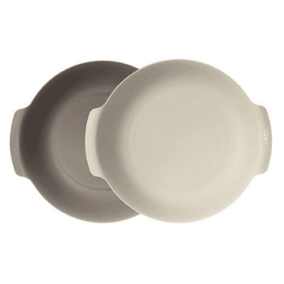Kitchen Essential 2-Piece Pasta Bowl Set with Handle, Reusable 8.2-Inch Salad Snack Serving Plate, Dishwasher & Microwave Safe, Lightweight, BPA Free, Dinner Plate, Camping, Party, Made in Korea
