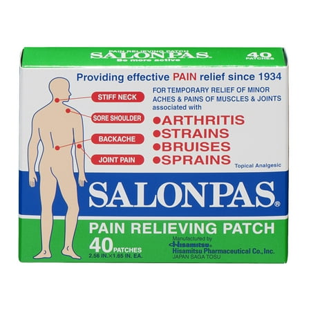Salonpas Pain Relieving Patches - 40 CT