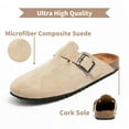 thumbnail image 5 of BERANMEY Women's Clogs & Mules Shoes Stylish Comfort Potato Clogs Shoes with Arch Support Cork Footbed Couple's Clogs for Women and Men, 5 of 10