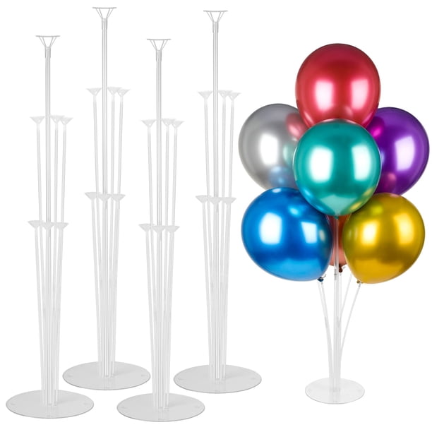 Kit de soporte para globos Voircoloria para mesa con 4 juegos y globos