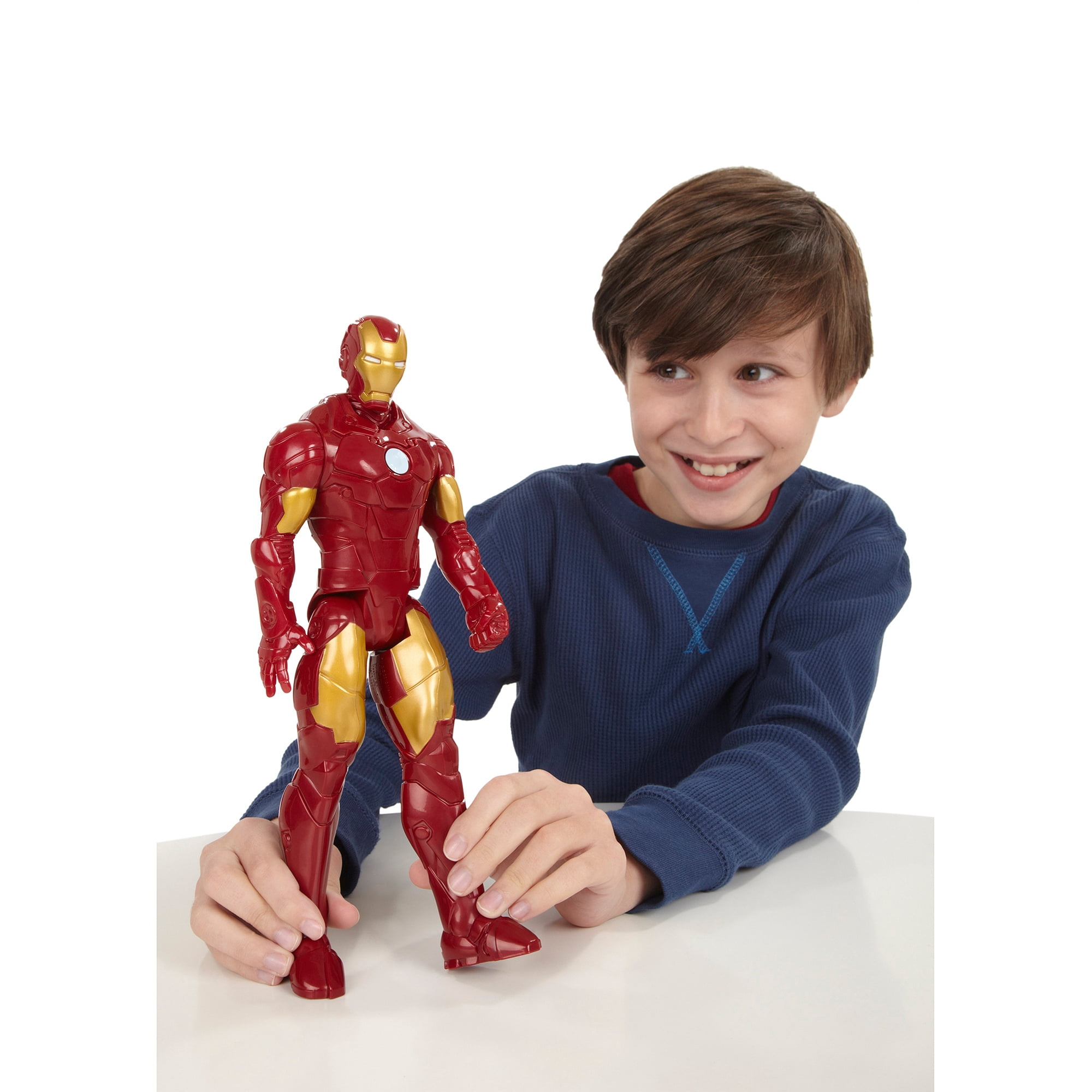Marvel Iron Man 3 Titan Hero Series Avengers Initiative Classic Series - Iron Man Figure - 12 in