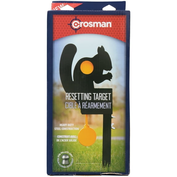 Crosman Resetting Squirrel Field Target, Steel, 3.24 lbs., CSRT