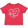 thumbnail image 3 of Inktastic I Love My Aunt and Uncle in White Chalk Heart Boys or Girls Baby T-Shirt, 3 of 5