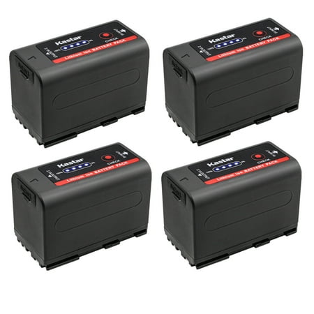 Kastar BP-950G Pro Battery 4-Pack Replacement for Canon XL-1 XL-1S XL-2 XH-A1 XH-A1 HDV XH-A1S HD XH-A1SE HDV XM1 XM2 XV1 XV2 C2 FV1 DM-MV1 DM-MV10 DM-MV20 E1 E2 E30 Camera
