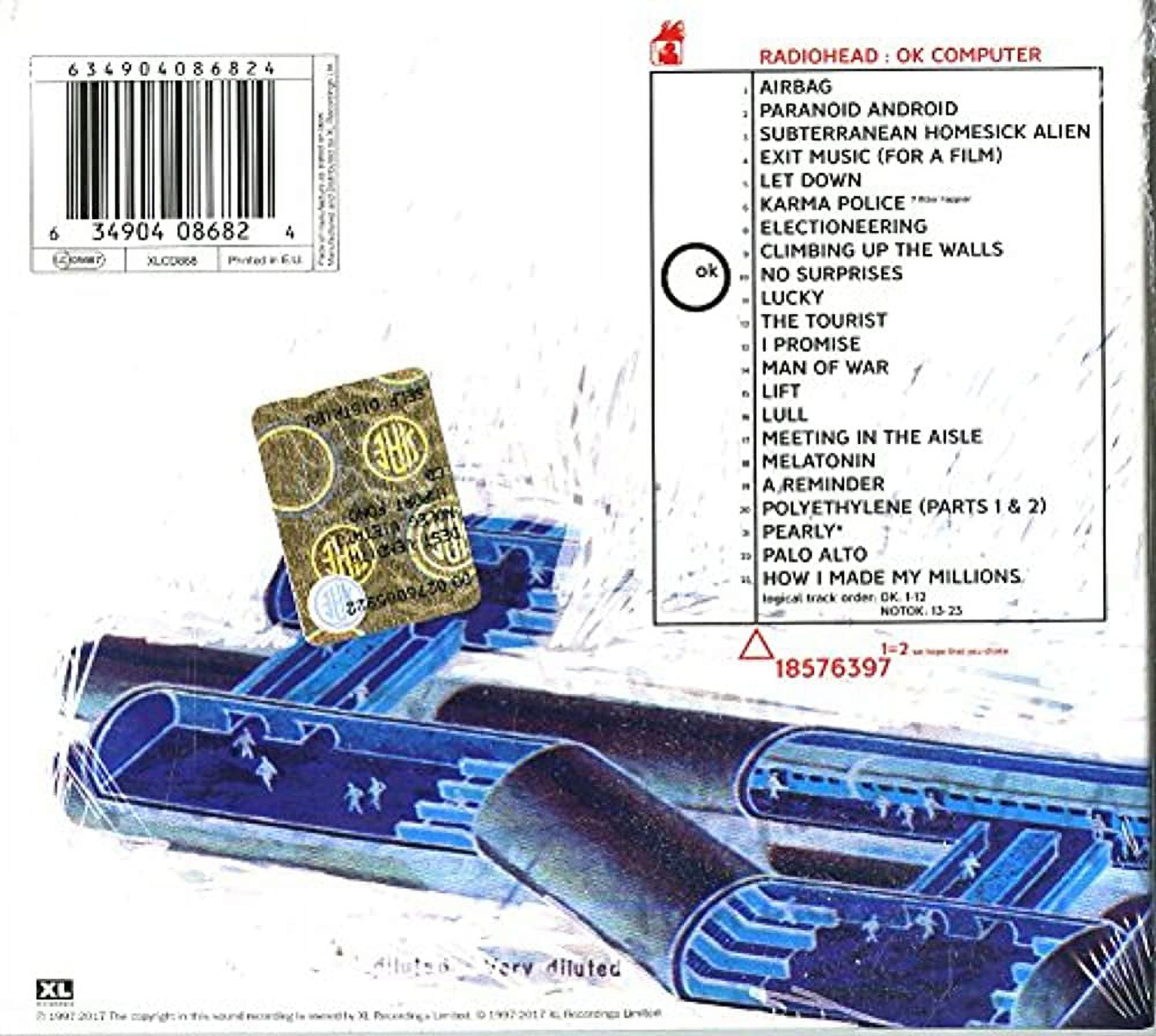Radiohead - Ok Computer Oknotok 1997 2017 - Music