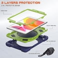 thumbnail image 1 of Funda a juego para iPad Mini 4/5 con correa para el hombro, soporte de anilla ajustable grande, portalápices y protección contra golpes., 1 of 5