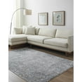 thumbnail image 2 of BoutiqueRugs Ifama Contemporary Area Rug - Natural Gray, Eggplant, Smoke - 9' x 12'2", 2 of 10