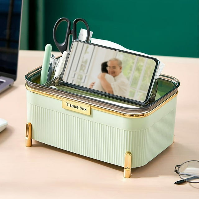 Tissue Box Cover,Rectangular Tissue Box Cover - Multifunctional Tissue Box For Home/Office/tea Table/restaurant/Car Decoration