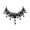 Black4, variant on 1Pcs Halloween Sexy Jewelry, Women Lace Choker Necklace, Black Neck Chain Collar Gothic Steampunk Pendant Skull Vintage for Vampire Wedding Party Cosplay 13.8 Inch