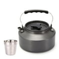 thumbnail image 1 of FlyFlise Outdoor Teapot with Cup Stainless Steel Rustproof Anti-corrosion Tableware Set Kettle Camping Pinic Hiking, 1 of 8