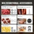 thumbnail image 3 of Electric Meat Grinder 4.2 Lbs/Min Sausage Stuffer Maker for Home Kitchen, 3 of 9