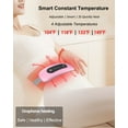 thumbnail image 4 of Portable Cordless Menstrual Heating Pad, Electric Waist Belt Device, Fast Heating Pad with 4 Heat Levels and 4 Massage Modes, Heating Pad for Cramps,Back or Belly Heating Pad for Women and Girl,Pink, 4 of 8