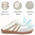thumbnail image 6 of BERANMEY Women's Casual Slip-On Sneakers Comfortable Mules with Cushioned Sole for Daily Wear Stylish Retro Casual Shoes for Women, 6 of 9
