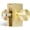 Brushed Gold, variant on 2 Pack Gold Dummy Door Knob Interior,Satin Brass Bifold and Closet Door Knobs Inactive Dummy Door Handles