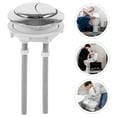 thumbnail image 4 of Lot de 1 Bouton-Poussoir pour Toilettes en ABS pour Double Chasse et Fonction Réglable, 4 of 9