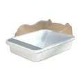 thumbnail image 3 of GROWTH TANK Cat Kitten Toilet Cat Sand Box High Sided Cat Bedpan Cat Sand Basin Splashproof L, 3 of 9