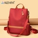 thumbnail image 2 of Mochila de nailon con cremallera para mujer, bolso escolar de gran capacidad, antirrobo, resistente al desgaste, para ordenador portátilMulticolorFrancia Fivean unisex, 2 of 2
