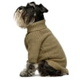thumbnail image 3 of Suéter para perro Fitwarm, abrigo de invierno de punto térmico, color verde salvia, XL, 3 of 8