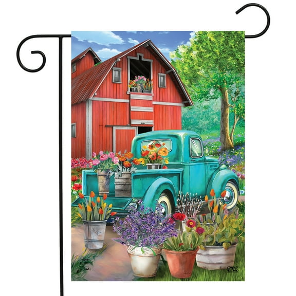 Briarwood Lane Farm In Spring Garden Flag