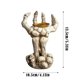 thumbnail image 3 of Portavelas Decoraciones De Halloween Candelabro Gótico Con Cabeza Esqueleto De Resina Decoración Para La Mesa Del Hogar, 3 of 7