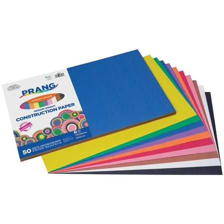UPC: 0045173065074 | Prang 12 x1 8 in Construction Paper 10 Assorted Colors 50 Sheets P6507