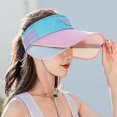 thumbnail image 1 of Gorras de sombrilla para mujer de estilo deportivo con visera superior vacía ensanchada de ala de verano para mujer (como se describe) LingWen 8390606080363, 1 of 1