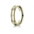 thumbnail image 2 of Benchmark� 14k Gold 5.5 Mm Comfort Fit Concave Round Edge Satin Center Design Wedding Band Ring, 2 of 9