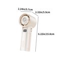 thumbnail image 2 of XGFHYJEH Hand Held Fan, Mini Fan Handheld, Hand Held Fan Rechargeable, Portable Folding Hand Held Cooling Fan, 2 of 7