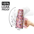 thumbnail image 3 of Halloween Cute Icons on Pink Pattern Tumbler with Handle and Lid,40oz Double Wall Vacuum Insulated Tumbler,Cups Gift for Women and Men, 3 of 7