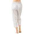 thumbnail image 2 of CYZ Women's 100% Cotton Woven Pajama Capri, 2 of 2