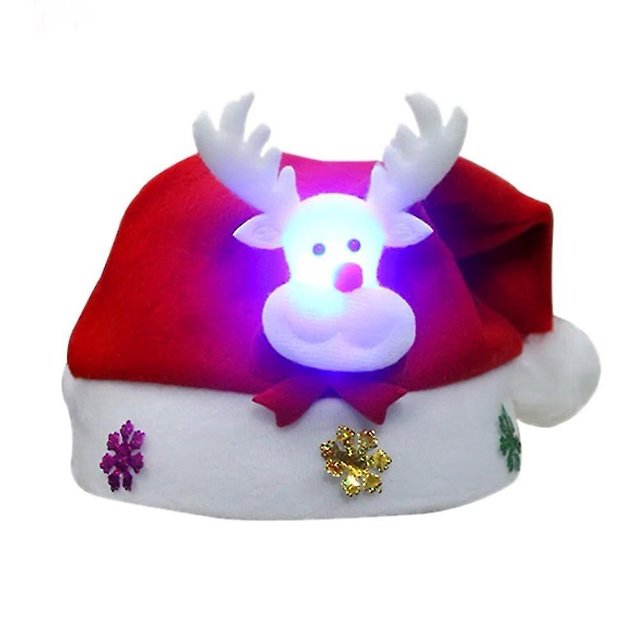 Adult Muñeco de nieve Reno Papá Noel Sombrero de Navidad Niño Vestido de fiesta para adultos Regalo de Navidad