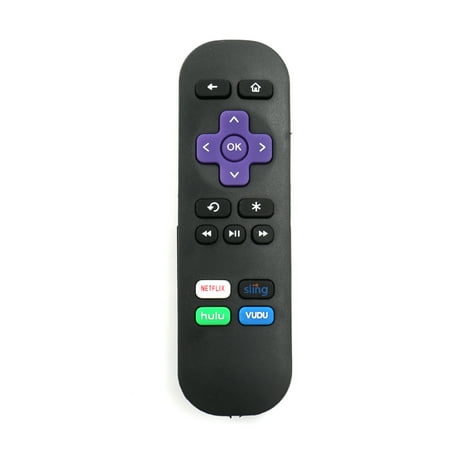 New Replaced Remote Control compatible with Roku 1 2 3 4 HD LT XS XD Player, Roku Express w/ Hulu (Best Roku Remote App Android)