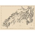 thumbnail image 3 of Des Barres 18x14 Black Modern Framed Museum Art Print Titled - Coast - Des Barres 1776, 3 of 5