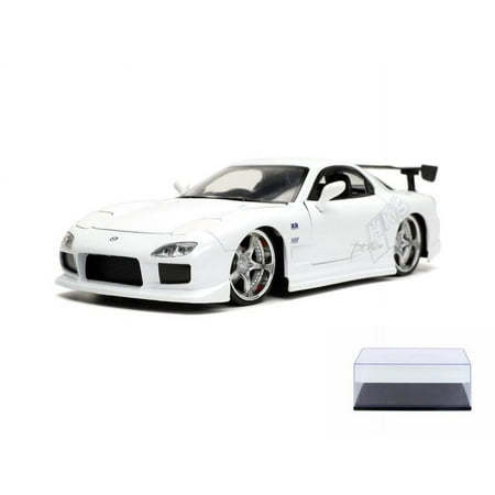 Diecast Car w/Display Case – 1993 Mazda RX-7 Fast & Furious – Jada Toys 32607/4 – 1/24 scale Diecast Model Toy Car Diecast Car w/Display Case – 1993 Mazda RX-7 Fast & Furious – Jada Toys 32607/4 – 1/24 scale Diecast Model Toy Car