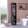thumbnail image 2 of Bello Single Door Cabinet - Black, 2 of 6