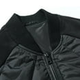 thumbnail image 6 of Maoxin Jackets for Men Vintage Winter Solid Color Warm Zipper Pocket Clip Long Sleeved Casual Jacket Black L, 6 of 7