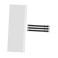 thumbnail image 4 of Cubierta de manguera portátil, envoltura térmica para conductos con 3 correas ajustables, funda de salida gris a prueba de polvo, cubierta aislante, 4 of 8