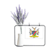 thumbnail image 1 of La República de Namibia Africa Country Tarjeta de jarrón de lavanda artificial, 1 of 3
