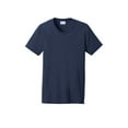 thumbnail image 5 of Port & Company Ladies Core Blend Comfortable Short Sleeve T-Shirt Navy 3X-Large, 5 of 6