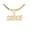 Gold, variant on Savage Gold Tone 20" Miami Cuban Chain Necklace MCP 1195 G