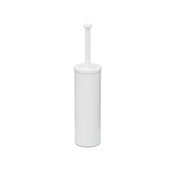Gatco 1481W Latitude II Slender Toilet Brush Holder, Matte White
