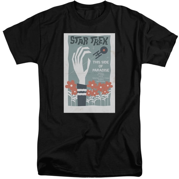 Star Trek Tos Episode 24 Adult Tall T-Shirt 18/1 T-Shirt Black