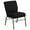 Black Fabric/Silver Vein Frame, variant on Flash Furniture Hercules Series 21"W Upholstered Adult Church Chair with Book Rack, Black