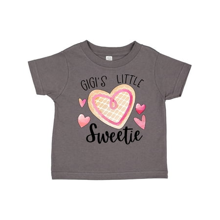 

Inktastic Gigi s Little Sweetie with Pink Heart Cookie Gift Toddler Boy or Toddler Girl T-Shirt