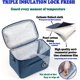 thumbnail image 2 of Bolsa de almuerzo aislada portátil zhang ming impermeable y a prueba de aceite adecuada para picnic escuela oficina Al aire libre B, 2 of 5