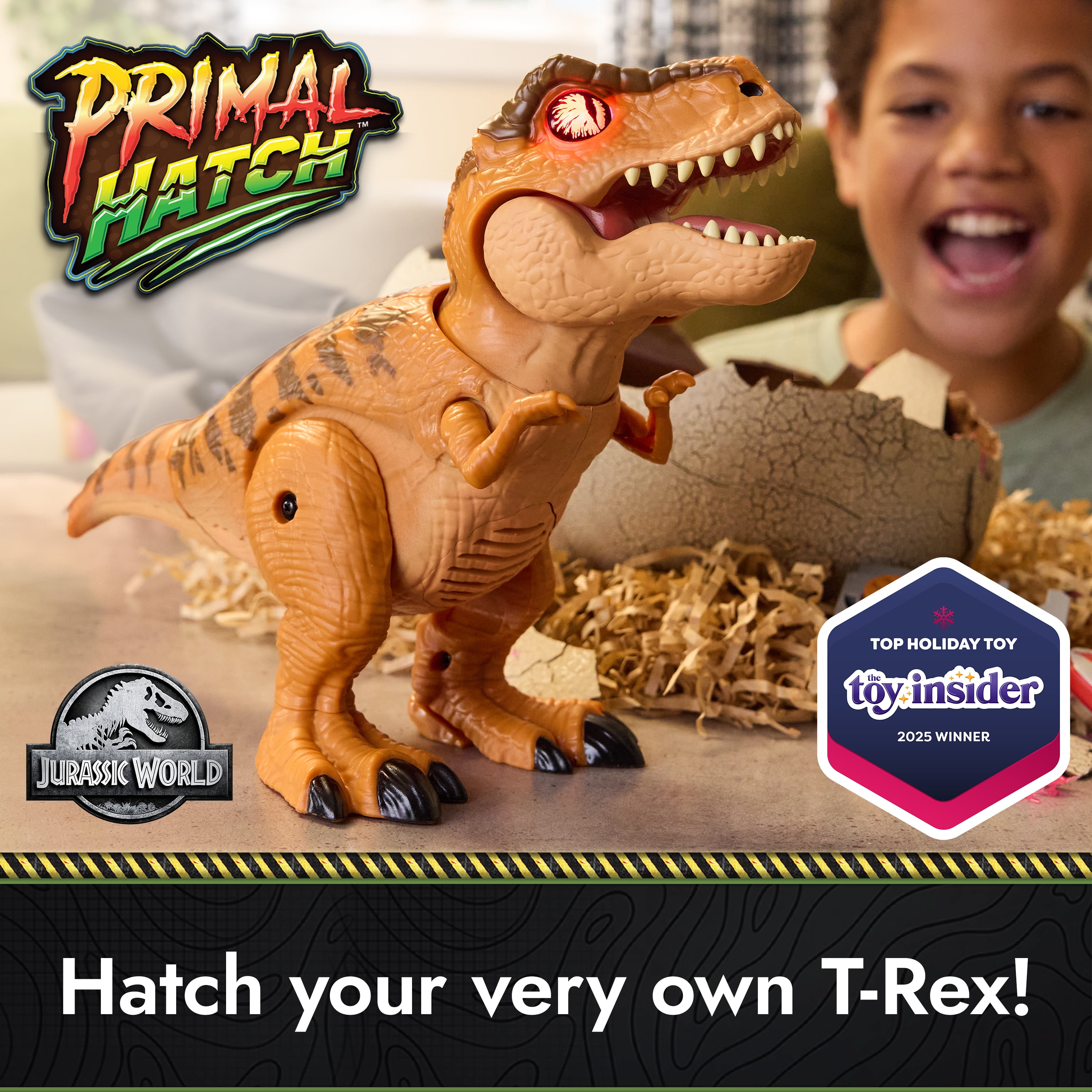Jurassic World Primal Hatch Interactive Toy Dinosaur & Egg, Hatch & Train your own Baby Dino with 100+ Sounds & Reactions, Kids Toys for Boys & Girls Aged 5 & Up, Jurassic World Primal Hatch Interactive Toy Dinosaur & Egg, Hatch & Train your own Baby Dino with 100+ Sounds & Reactions, Kids Toys for Boys & Girls Aged 5 & Up